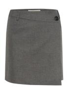 Gzpaula Mw Wrap Skirt Noos Gestuz Grey