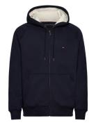 Teddy Lined Hdd Zip Through Tommy Hilfiger Navy