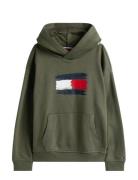 Flag Hoodie Tommy Hilfiger Green