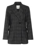 Slevonne Fitted Blazer Soaked In Luxury Grey