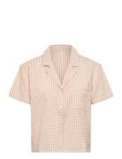 Jacket Linen Check Hunkemöller Beige