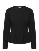 Objdorina L/S Re Sculpture Top E Wi 25 Object Black