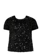 Kogconfidence Life Sequin S/S Top Jrs Kids Only Black