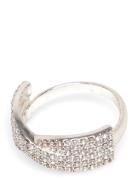 Shea Crystal Ring Silver-Plated Pilgrim Silver
