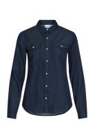 Vibista Denim Shirt-Noos Vila Navy