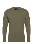 Fine Jersey Thor Tee Ls Fav Mads Nørgaard Green