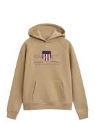 Archive Shield Hoodie GANT Khaki