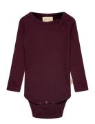 Body L/S Modal Petit Piao Burgundy