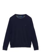 Slim Fit Washable Wool Crewneck Sweater Polo Ralph Lauren Navy