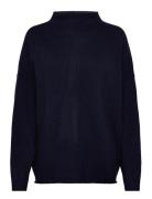Over D Half Turtleneck Davida Cashmere Navy