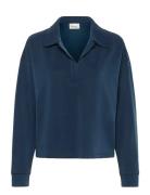 Hellemw Polo Blouse My Essential Wardrobe Blue