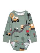 Bamboo Body L.s Green Tractor Geggamoja Green