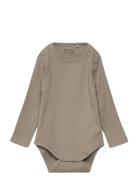 Body Ls Rib Huttelihut Beige