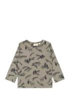 T-Shirt L/S Printed Petit Piao Khaki