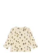 T-Shirt L/S Printed Petit Piao Cream