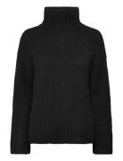 Slfgabriella Ls Knit High Neck Noos Selected Black