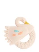 Teether - Rubber Swan - La Petite Ecole De Danse Moulin Roty Pink