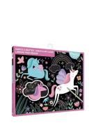 Scratch Art Cards - Unicorns Auzou Patterned