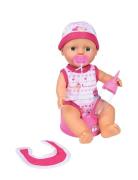 New Born Baby, Drink-And-Wet Doll, 30 Cm Simba Toys Patterned