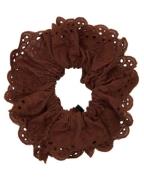 Pico Lace Scrunchie Chocolate