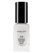 Inglot O2M Breathable Top Coat Matte (U) 11 ml