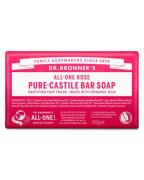 Dr. Bronner's Pure-Castile Bar Soap Rose 140 g