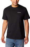 Columbia Men's North Cascades Short Sleeve Tee Black, CSC Box Logo