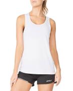 2XU Women's Aero Singlet White/Silver Reflective