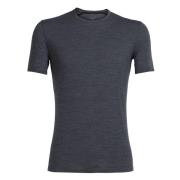 Icebreaker Men's Anatomica Shortsleeve Crewe Jet Heather/Black