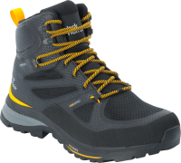 Jack Wolfskin Men's Force Striker Texapore Mid Black / Burly Yellow XT