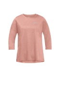 Jack Wolfskin Women's Crosstrail 3/4 Tee Rose Dawn