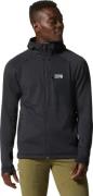 Mountain Hardwear Men's Polartec Power Grid Full Zip Hoody Black