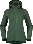 Women's Kamphaug Knitted Hoodie Darkjadegreen