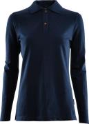Aclima Women's LeisureWool Pique Shirt Long Sleeve Navy Blazer