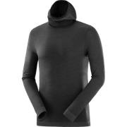 Salomon Men's Essential Wool Hooded Deep Black