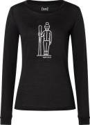 Women's Skianto Long Sleeve Jet Black/Silver