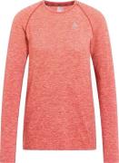 Odlo Women's T-shirt Crew Neck L/S Essential Seamless Cinnabar Melange