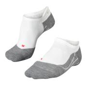 RU4 Invisible Women's Running No Show Socks white-mix