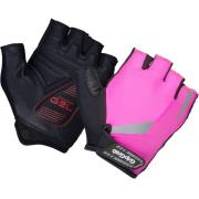 Gripgrab ProGel Hi-Vis Padded Gloves Pink Hi-Vis
