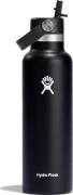 Hydro Flask Standard Mouth with Flex Straw Cap 621 ml Black