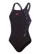 Speedo Women's Hyperboom Splice Muscleback Black/Pink