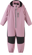 Reima Kids' Softshell Overall Nurmes Grey Pink