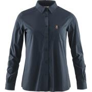 Fjällräven Women's Övik Lite Shirt Long Sleeve Navy