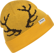 Bergans Kids' Antlers Beanie Light Golden Yellow/Black