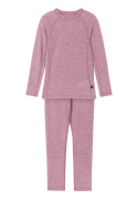 Reima Kids' Thermal Set Kinsei Grey Pink