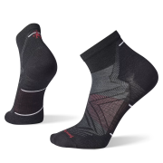 Smartwool Unisex Run Zero Cushion Mid Crew Socks Black