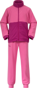 Bergans Kids' Smådøl V5 Longzip Set Ibis Rose/Fandango Purple