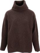 Sätila Women's Sandby Polo Sweater Brown Melange