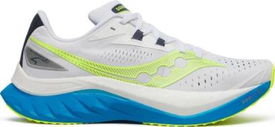 Saucony Men's Endorphin Speed 4  White/Viziblue