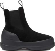 Moon Boot Women's Luna Chelsea Suede Black